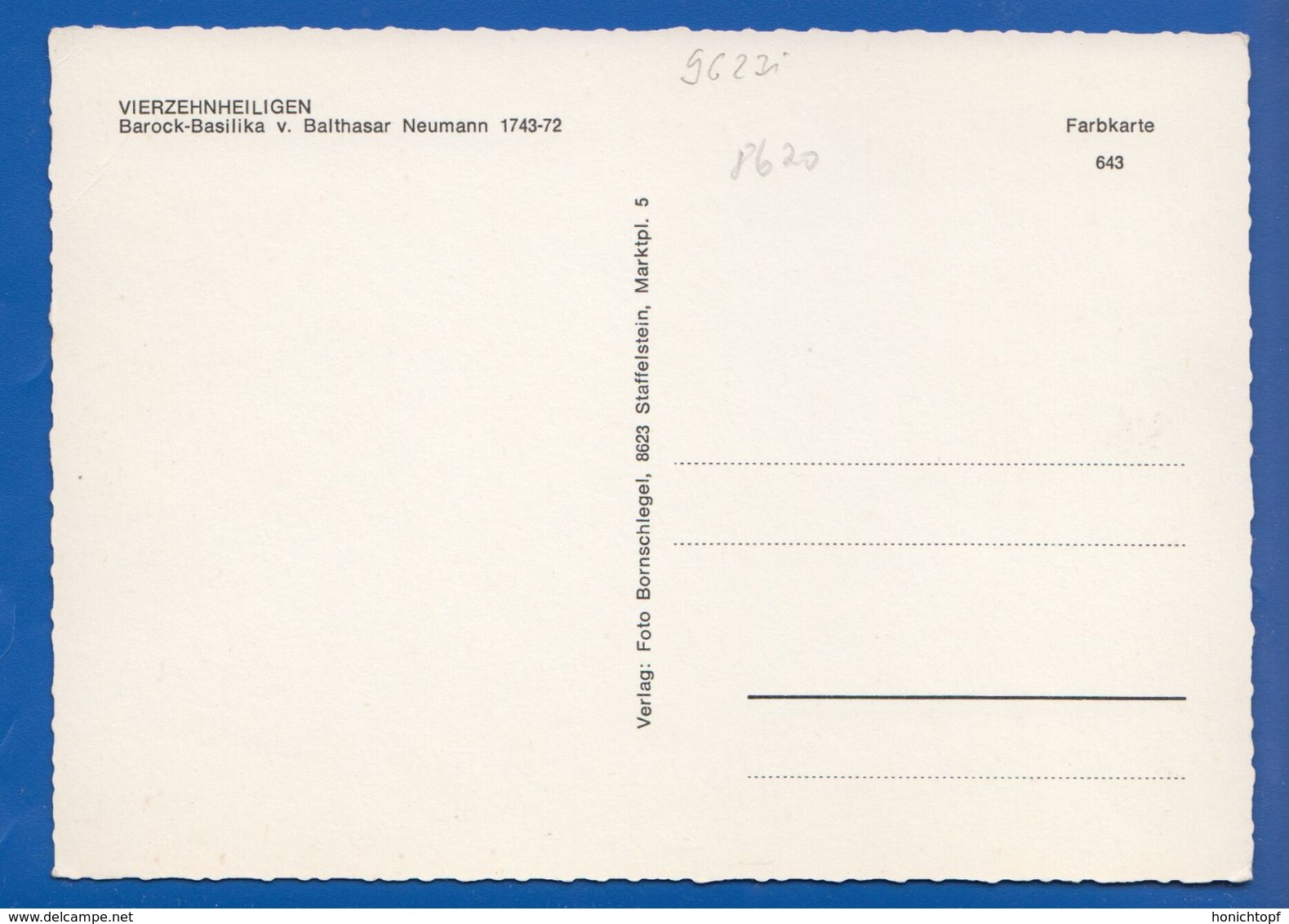 Deutschland; Staffelstein; Vierzehnheiligen; Multibildkarte - Staffelstein