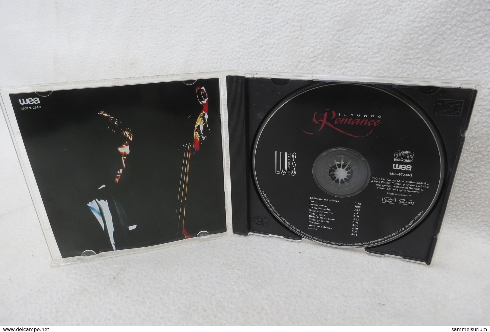 CD "Luis Miguel" Segundo Romance - World Music