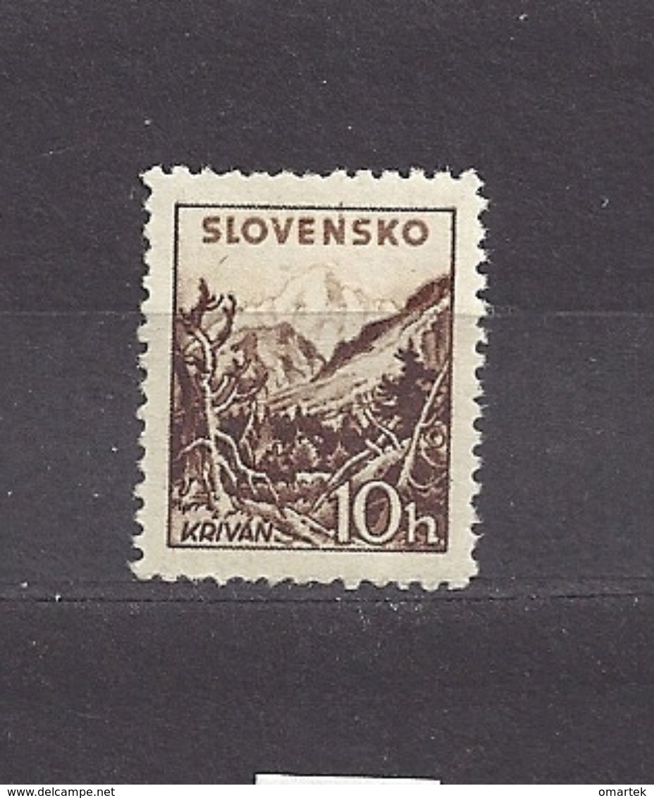 Slovakia Slowakei 1940 MNH ** Mi 72 Sc 46 Mountains Tatra. SLOVENSKO.  Wasserzeichen  Watermark. - Ungebraucht
