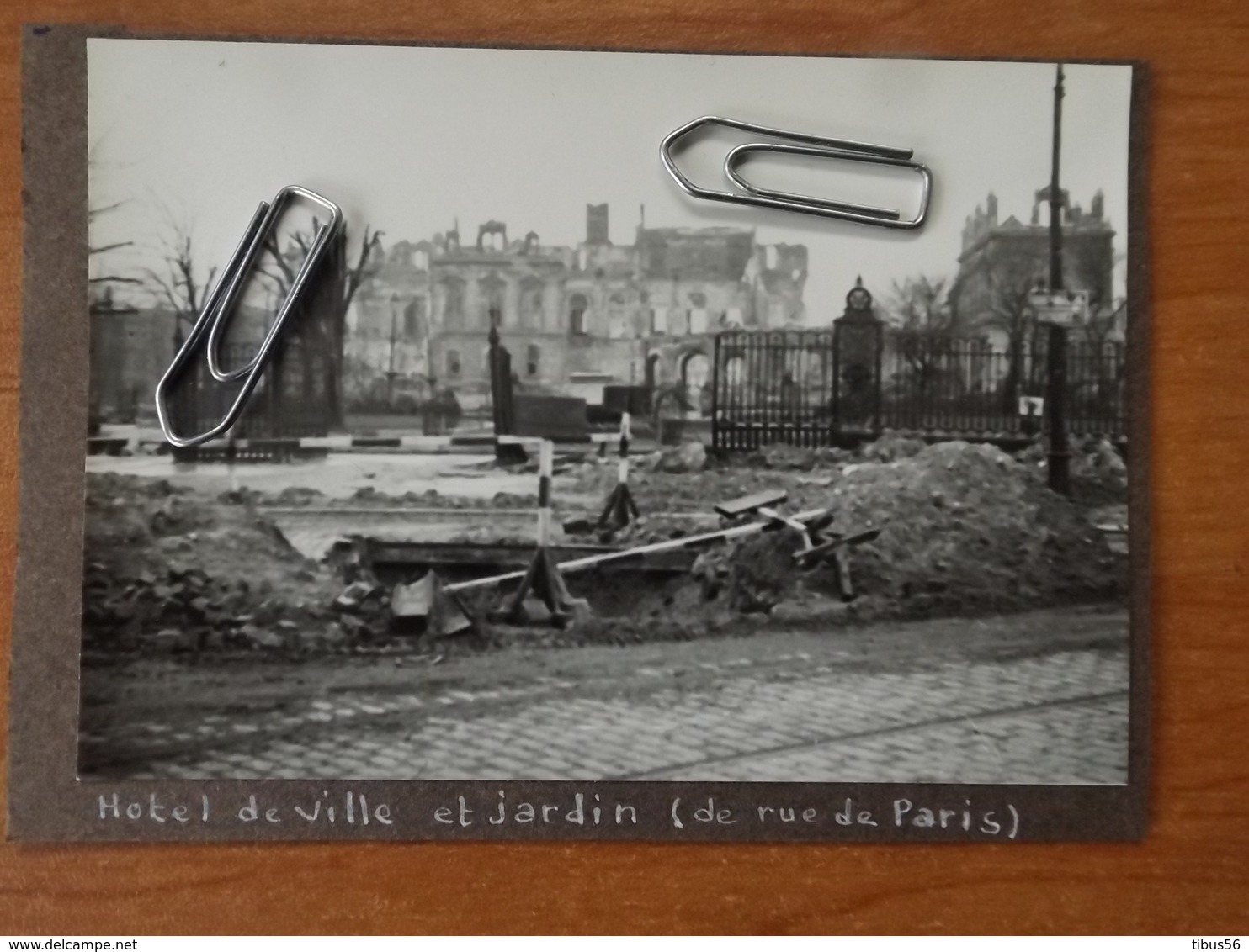 WW2 GUERRE 39 45 LE HAVRE RUE DE PARIS HOTEL DE VILLE  2 VUES VILLE BOMBARDEE BOMBARDEMENT VOIR SCANS - Unclassified