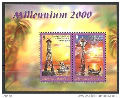 Salomon Solomon Islands  2000 Yvertn° Bloc 57 *** MNH Cote 7,50 Euro Millennium - Salomon (Iles 1978-...)