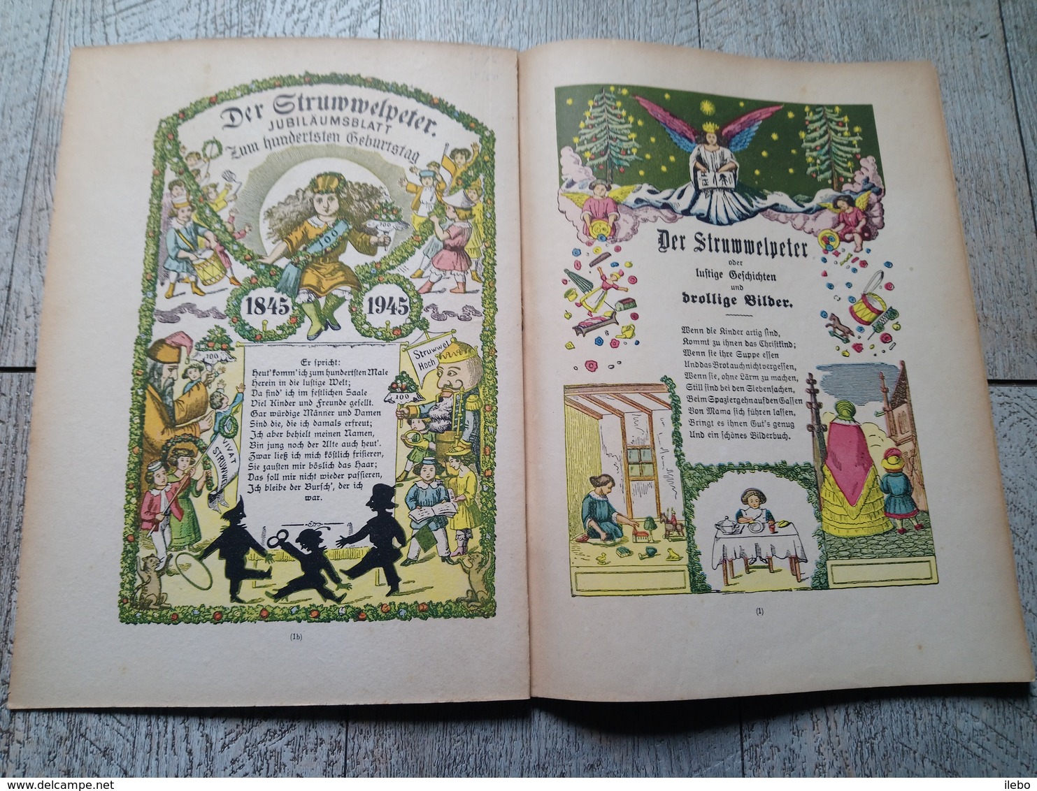 Der Struwwelpeter Von Heinrich Hoffmann 1945 Kinder Enfantina Conte - Cuentos & Legendas