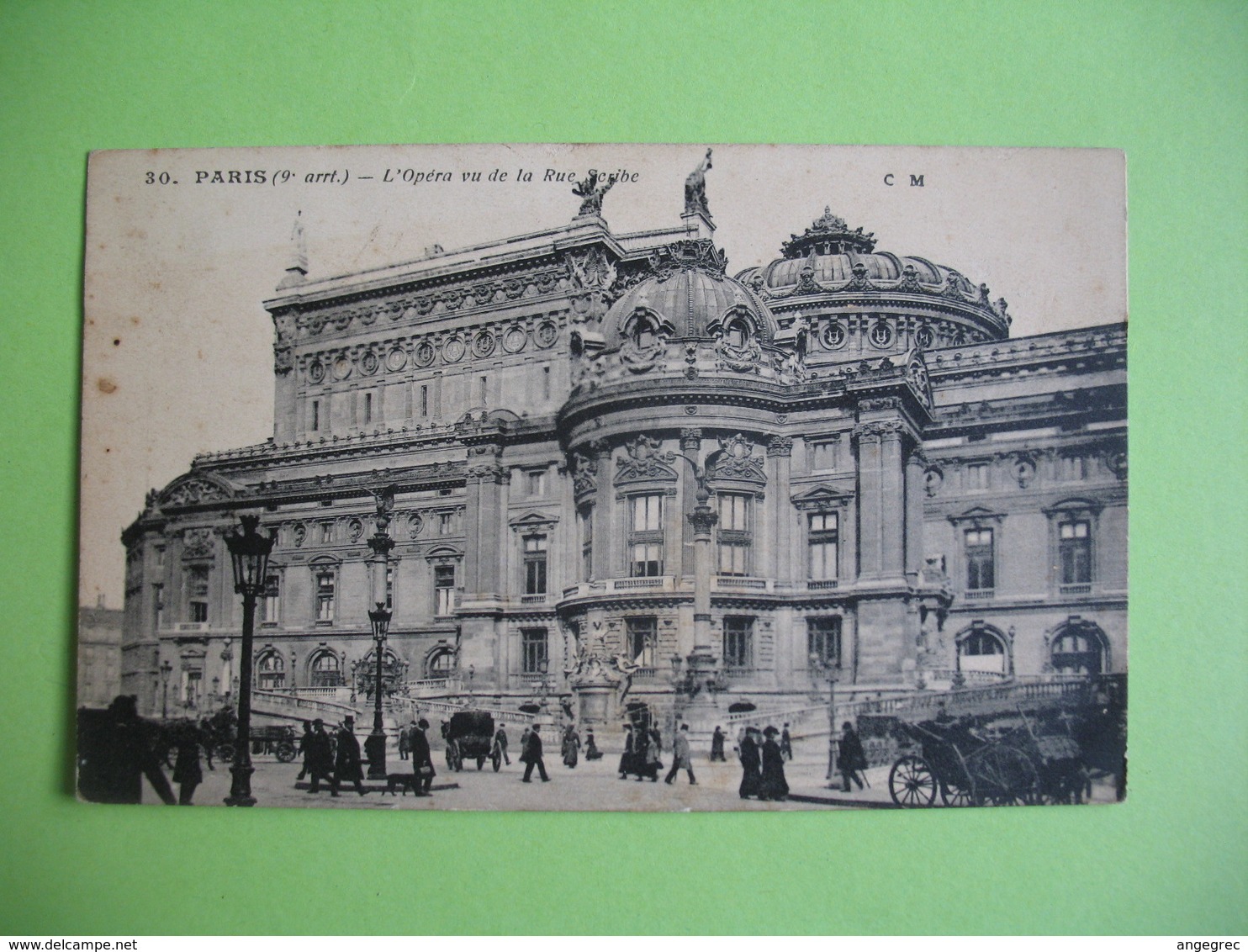 CPA  Paris   L'Opéra Vu De La Rue Scribe - Monuments