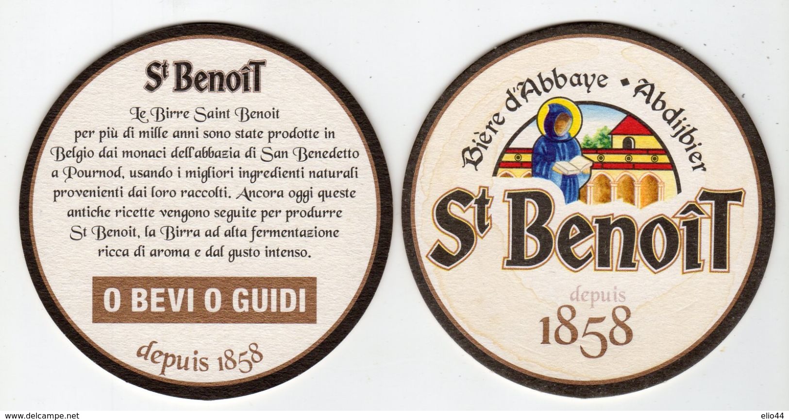 St. Benoit  Bière D'Abbate - Abdijbier - - Sotto-boccale