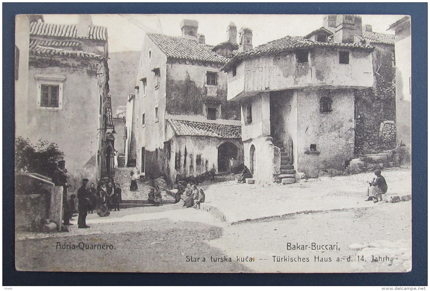 Croatia / Hrvatska Adria-Quarnero: Bakar (Szádrév / Buccari), Stara Turska Kuca / Türkisches Haus A. D. 14. Jahrh. - Croatie