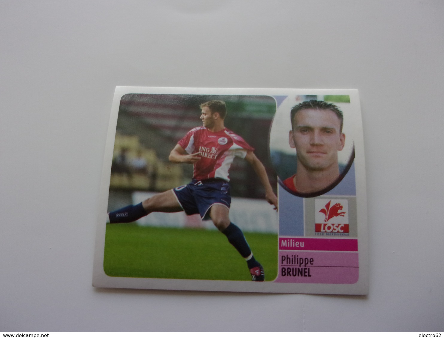 PANINI FOOT 2003 LOSC Lille Philippe Brunel - Französische Ausgabe