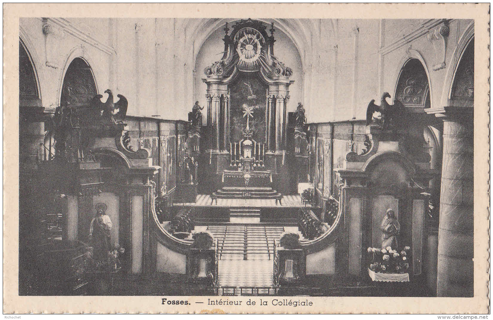 Fosses - Intérieur De La Collégiale - Fosses-la-Ville