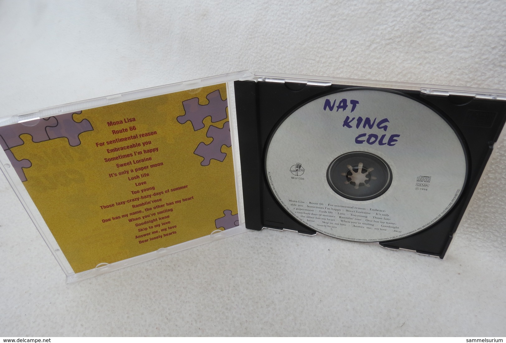 CD "Nat King Cole" Little By Little - Disco, Pop