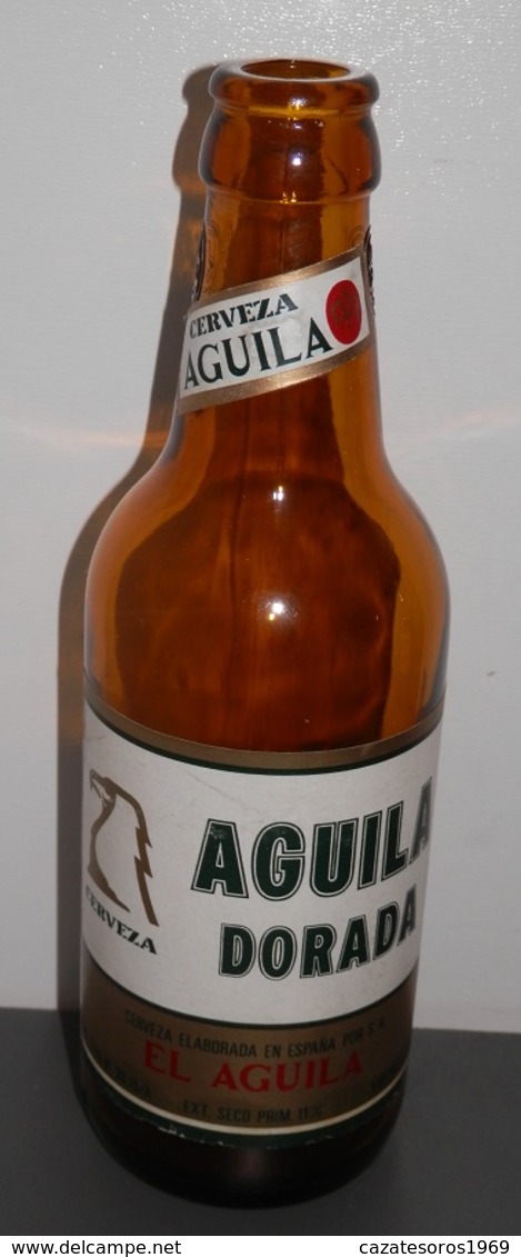 BOUTEILLE  VINTAGE DE LE BIÉRE AGUILA DORADA DE SPAIN  - TRES RARE - Cerveza