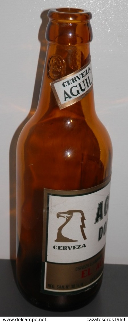 BOUTEILLE  VINTAGE DE LE BIÉRE AGUILA DORADA DE SPAIN  - TRES RARE - Cerveza