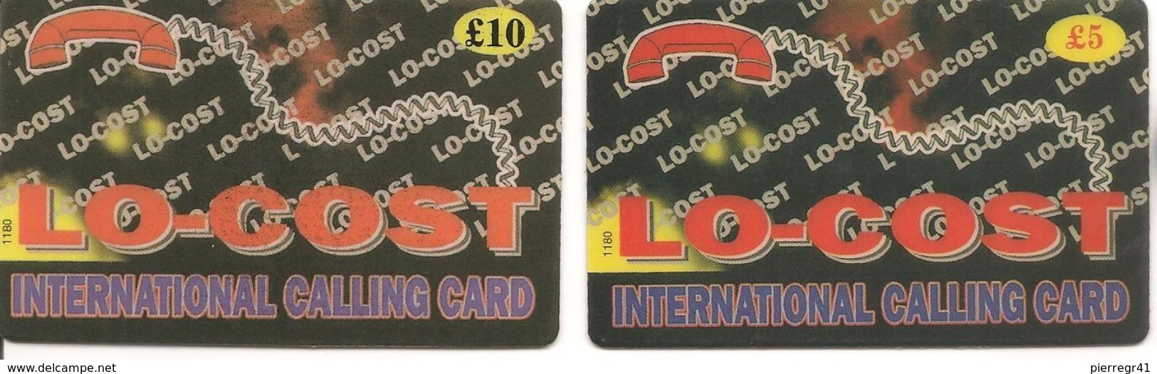 2-CARTES+PREPAYEES-GB-5£/10£-LO-COST-- TBE- - Autres & Non Classés