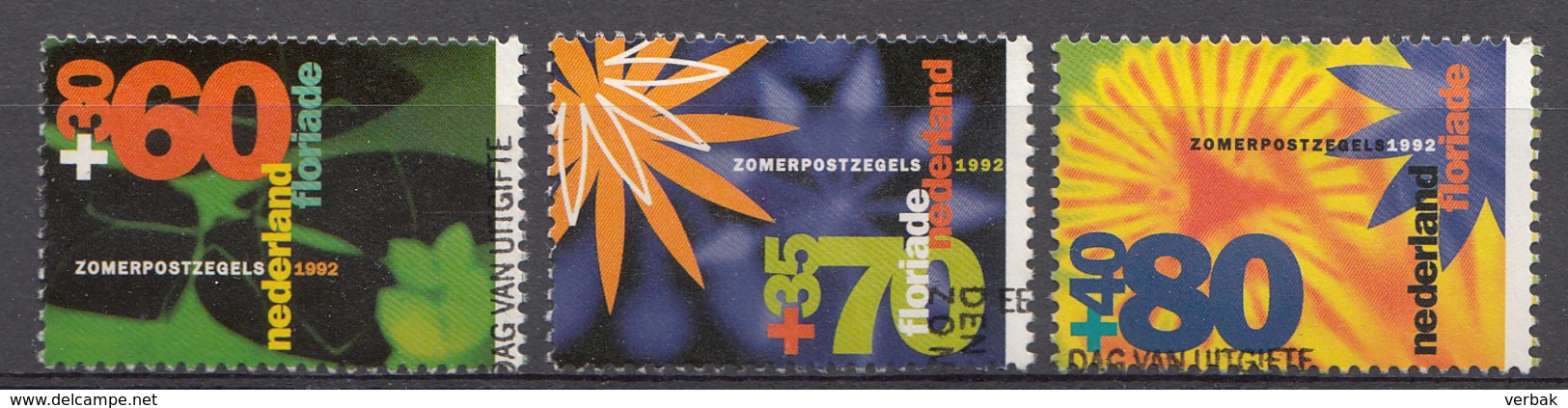 Pays-Bas 1992  Mi.nr: 1436-1438 Sommermarken  Oblitérés / Used / Gestempeld - Gebruikt