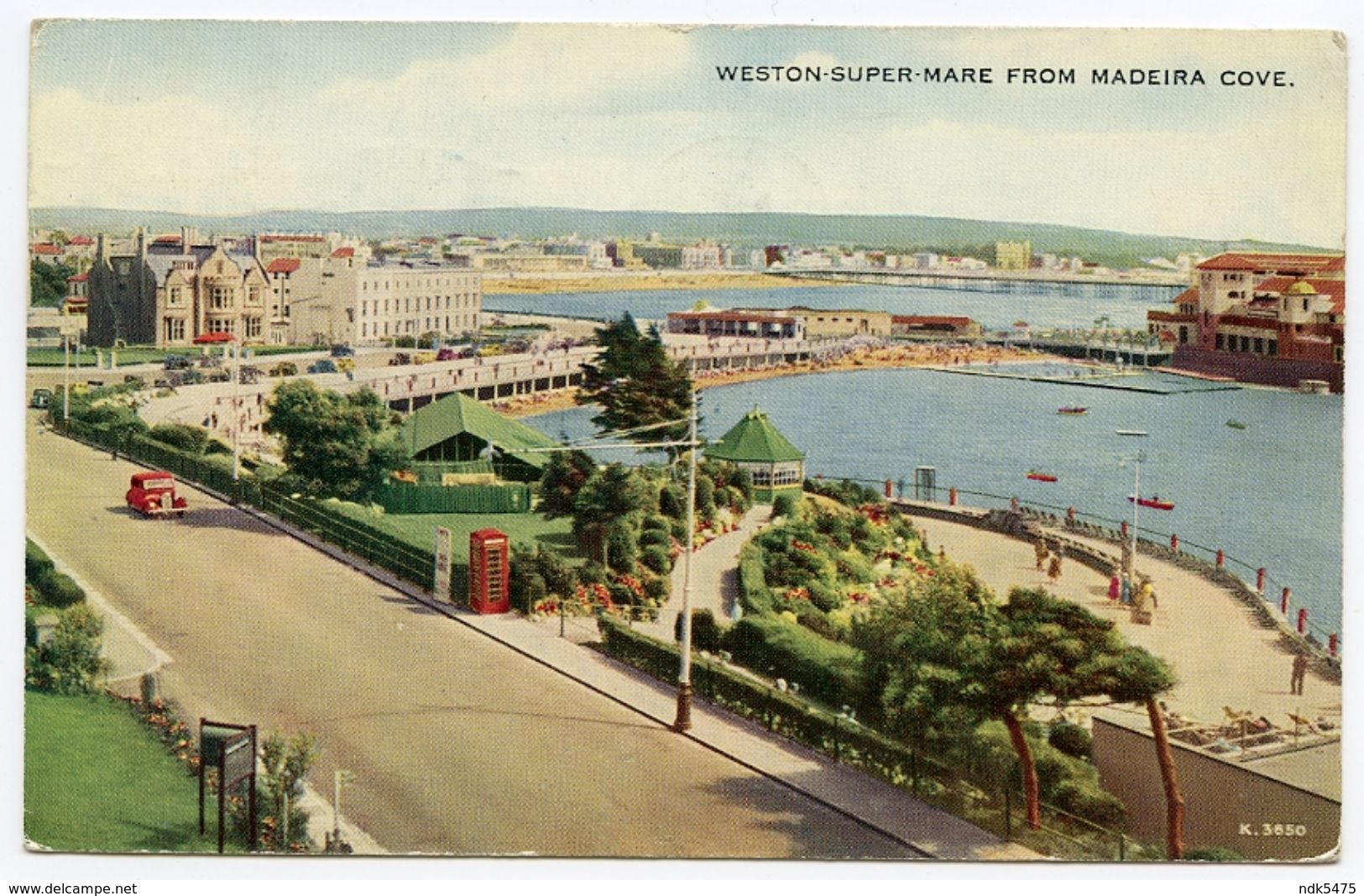 WESTON SUPER MARE FROM MADEIRA COVE / ADDRESS - BLAENAVON, PWLL DU, SHORT ROW (ROBINSON) - Weston-Super-Mare