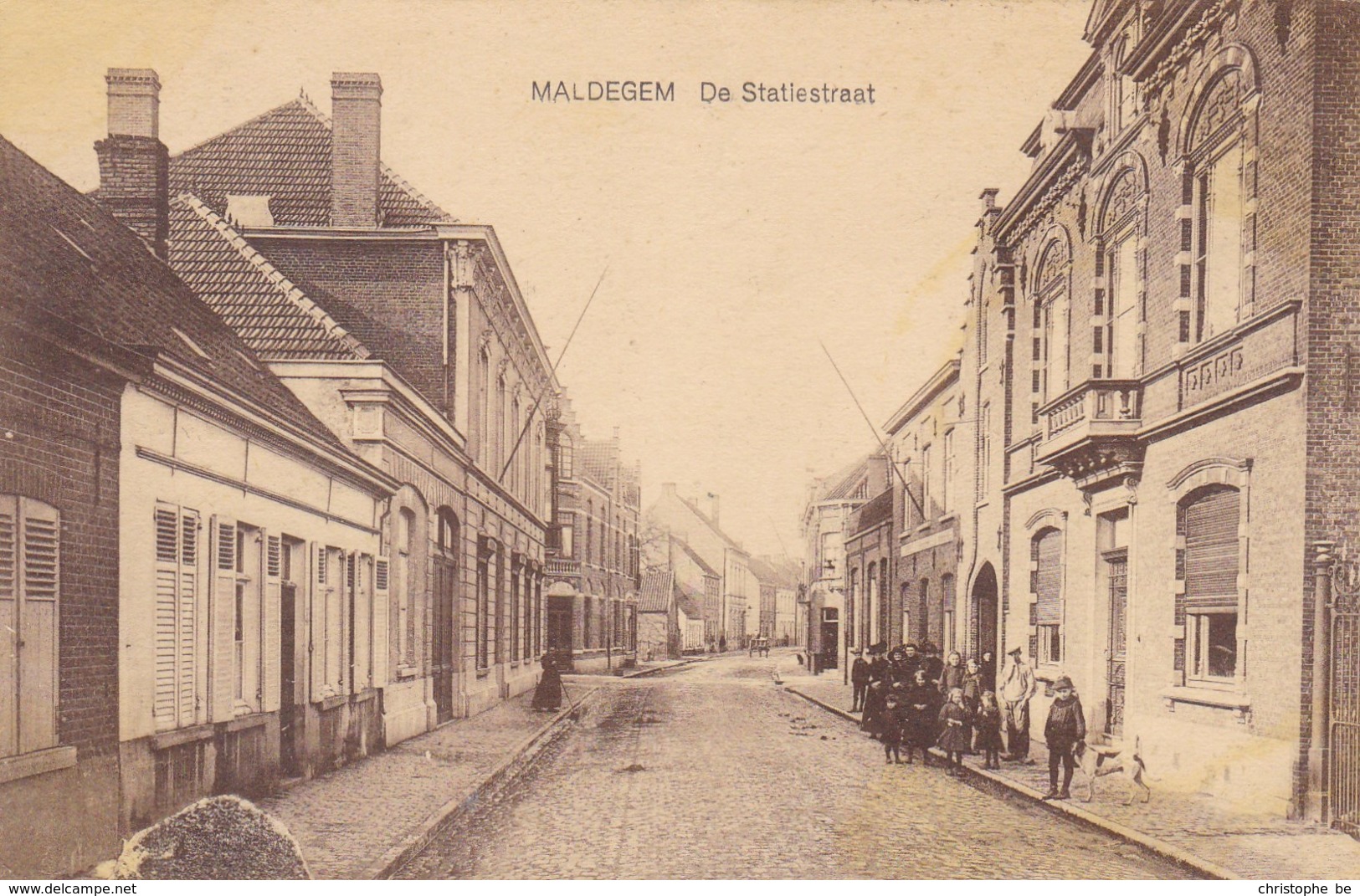 Maldegem, Maldeghem, De Statiestraat (pk43566) - Maldegem