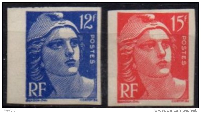 FRANCE - GANDON - 12 F. Bleu Et 15 F. Rouge TTB - Non Classificati