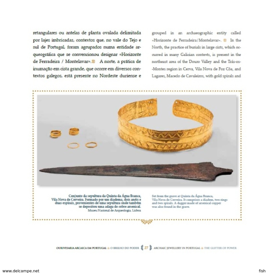 Portugal ** & CTT, Thematic Book With Stamps, Archaic Jewelery In Portugal 2013 (86427) - Book Of The Year