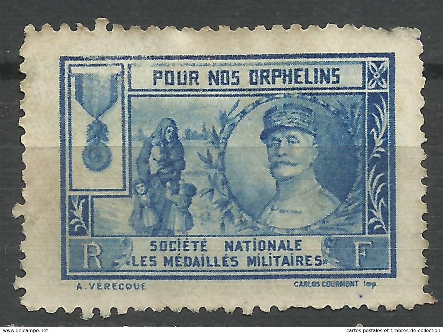 POUR NOS ORPHELINS , Société Nationale , Les Médailles Militaires - Militärmarken