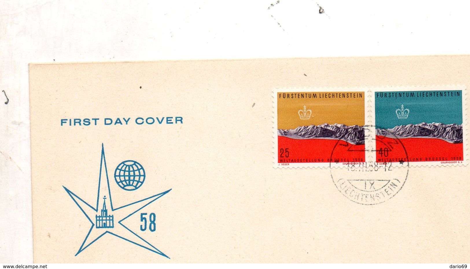 1958   LETTERA - FDC