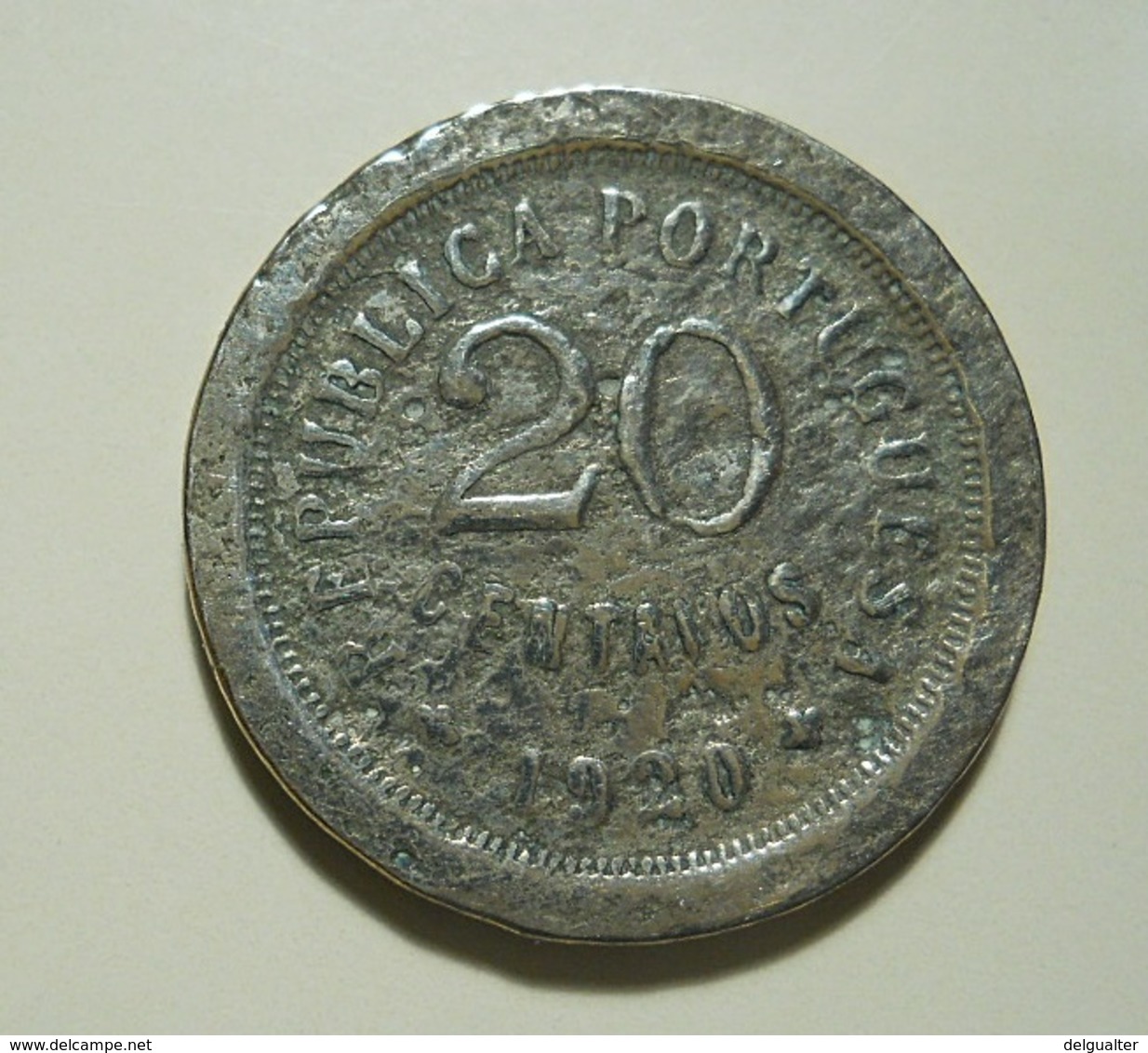 Portugal 20 Centavos 1920 - Portugal