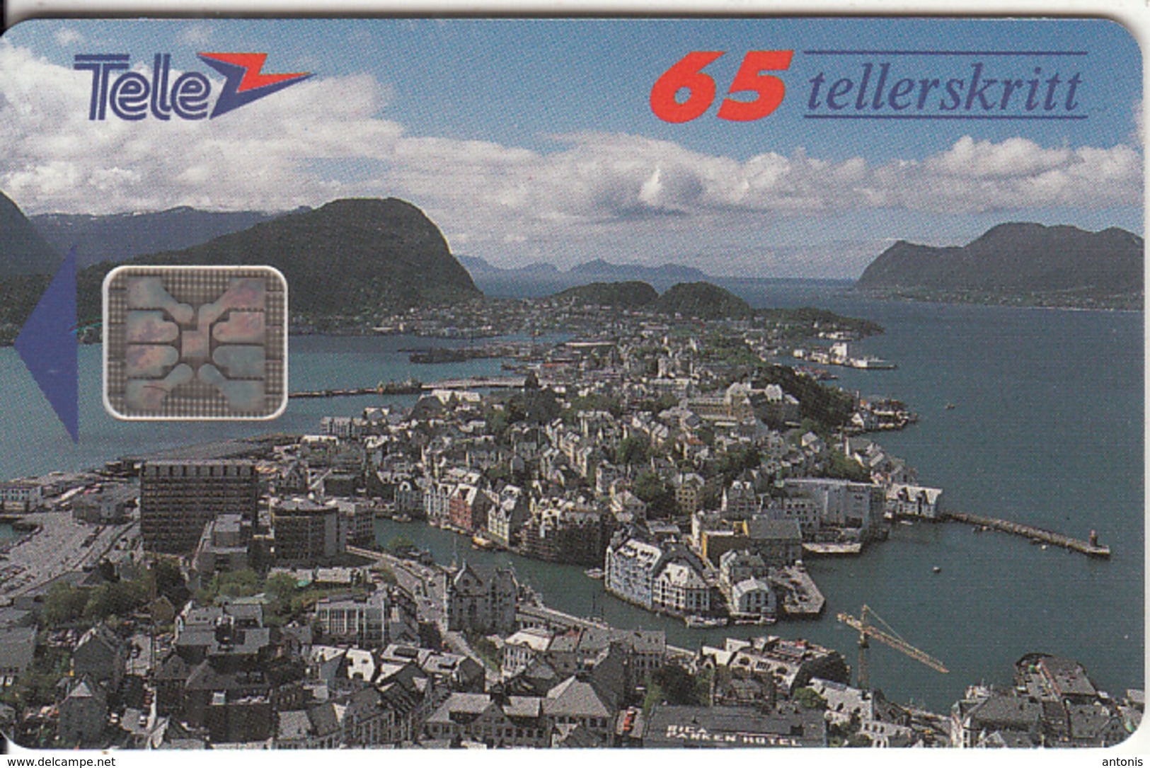 NORWAY - Alesund(008F), Chip SC4, CN : 00222, Tirage 4000, 01/93, Used - Norwegen