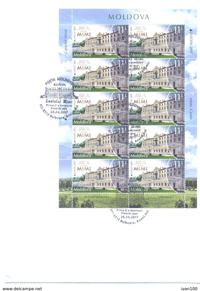 2017. Europa 2017, FDC With Sheetlet, Mint/** - 2017