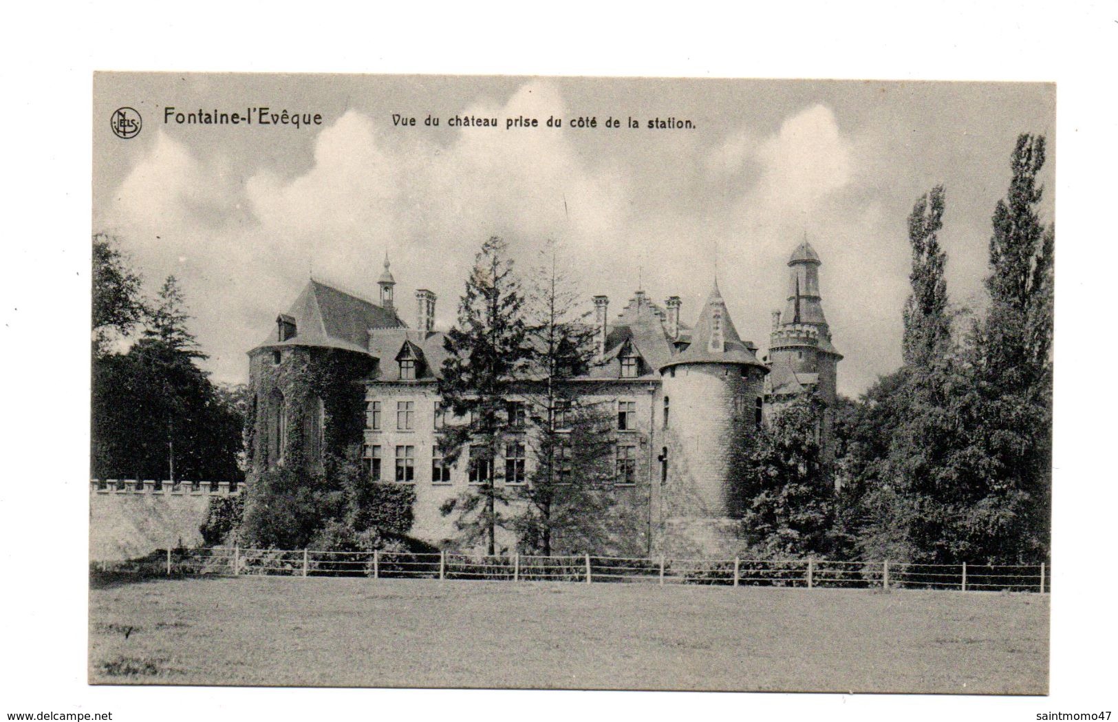 BELGIQUE . Fontaine-l'Evêque . Vue Du Château Prise Du Côté De La Station - Réf. N°7665 - - Fontaine-l'Evêque