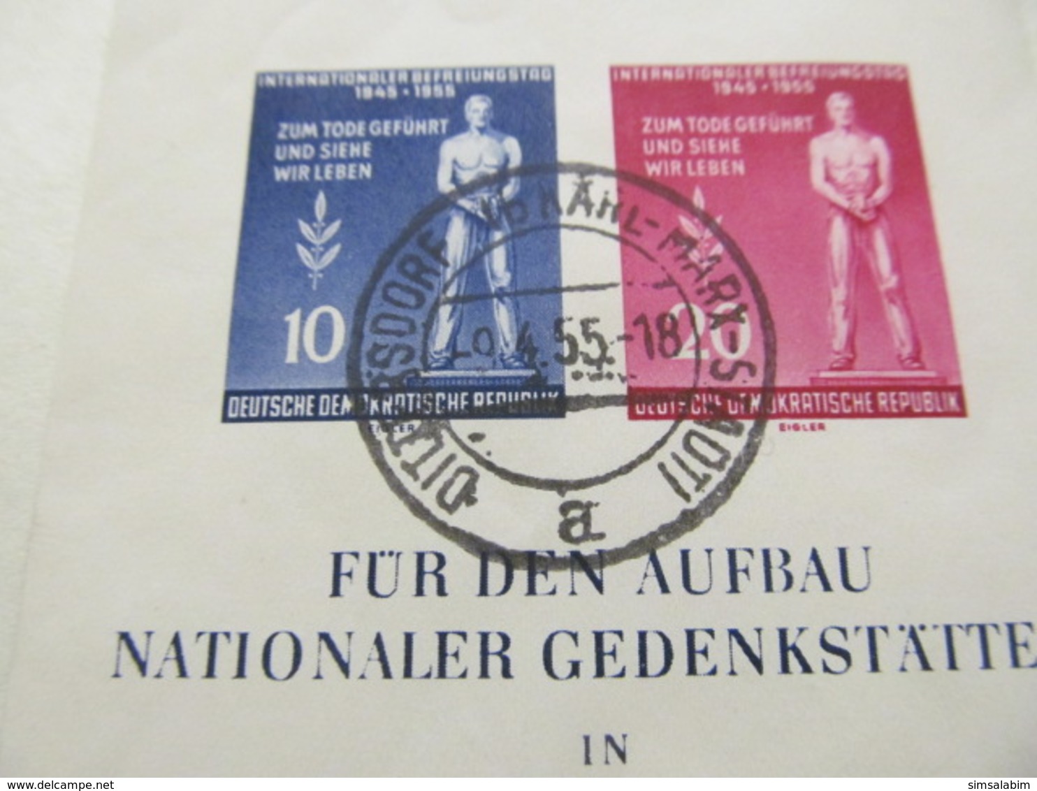 E1441) DDR,Block 11 Auf Seltenem FDC!!! Ottersdorf 9.4.55,Mi 170 EUR - Sonstige & Ohne Zuordnung