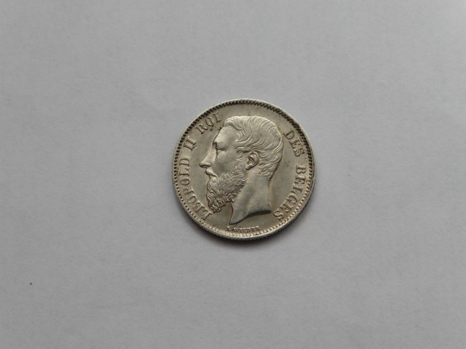 50 Centimes 1898 Leopold Argent De Qualité  Belgique Belgie - 50 Centimes