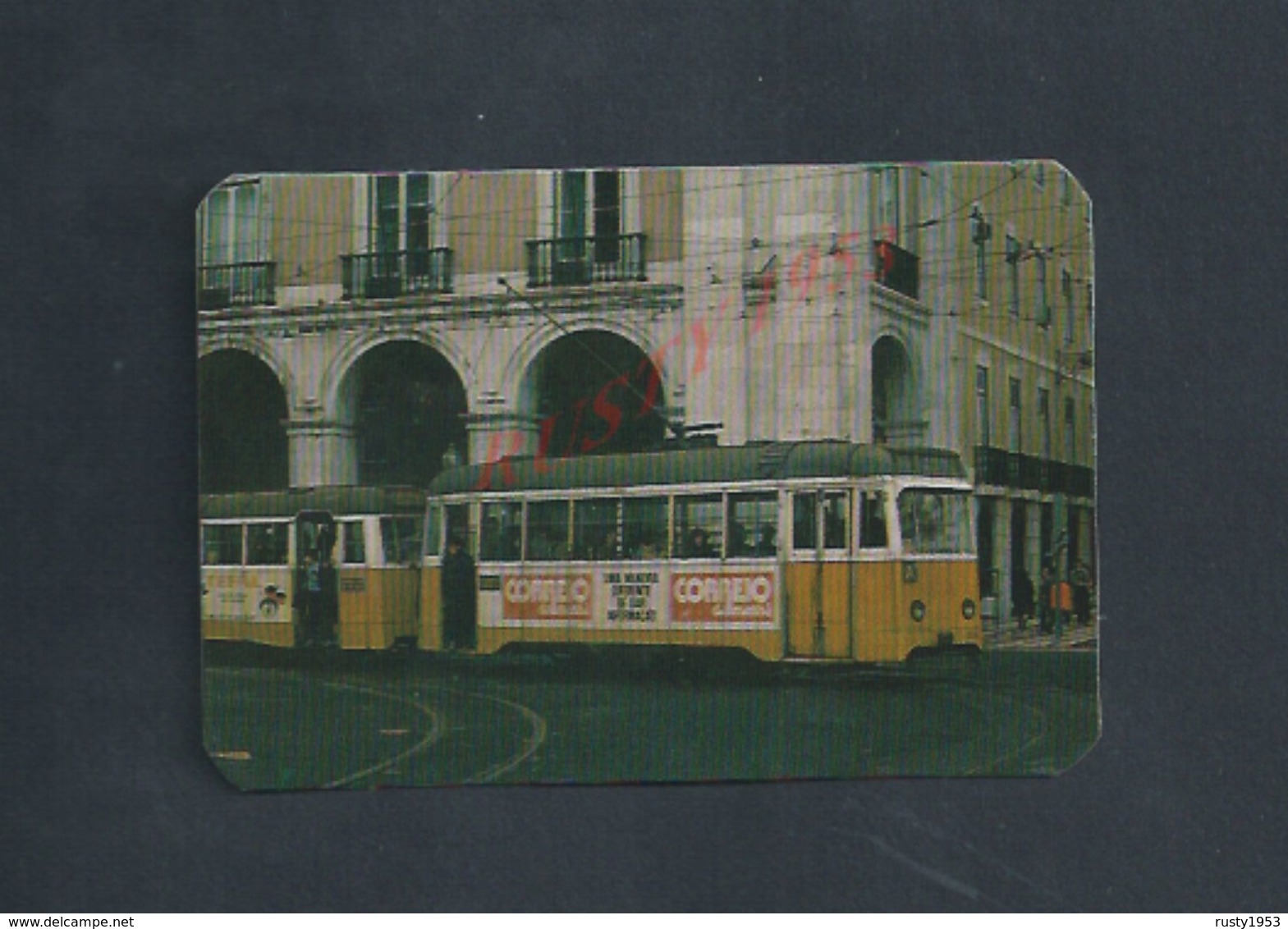 ANCIEN PETIT CALENDRIER  TRAMWAY DE LISBOA PORTUGAL DE 1986 : - Petit Format : 1981-90