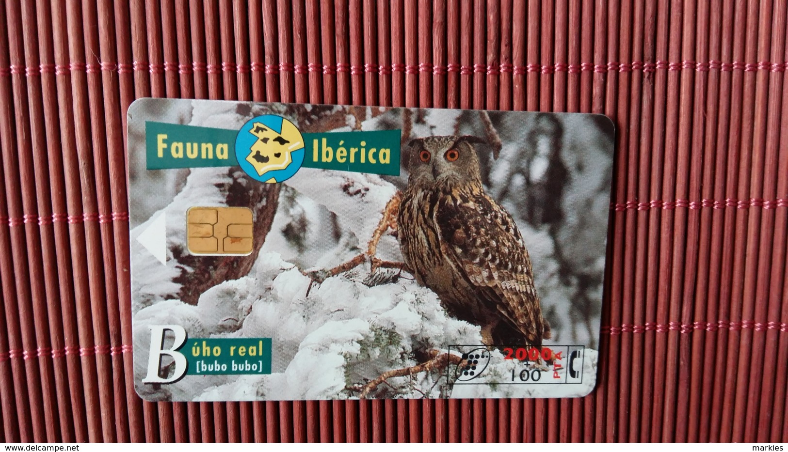 Owl Phonecard Used - Owls