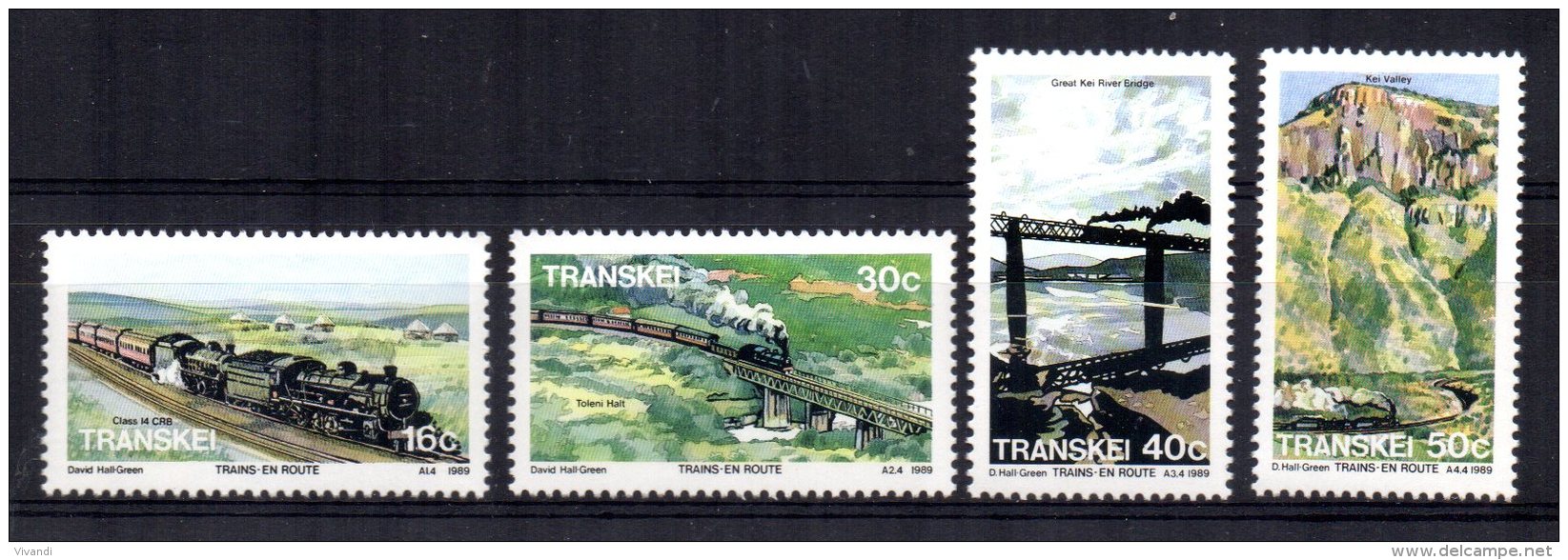 Transkei - 1989 - Trains - MNH - Transkei