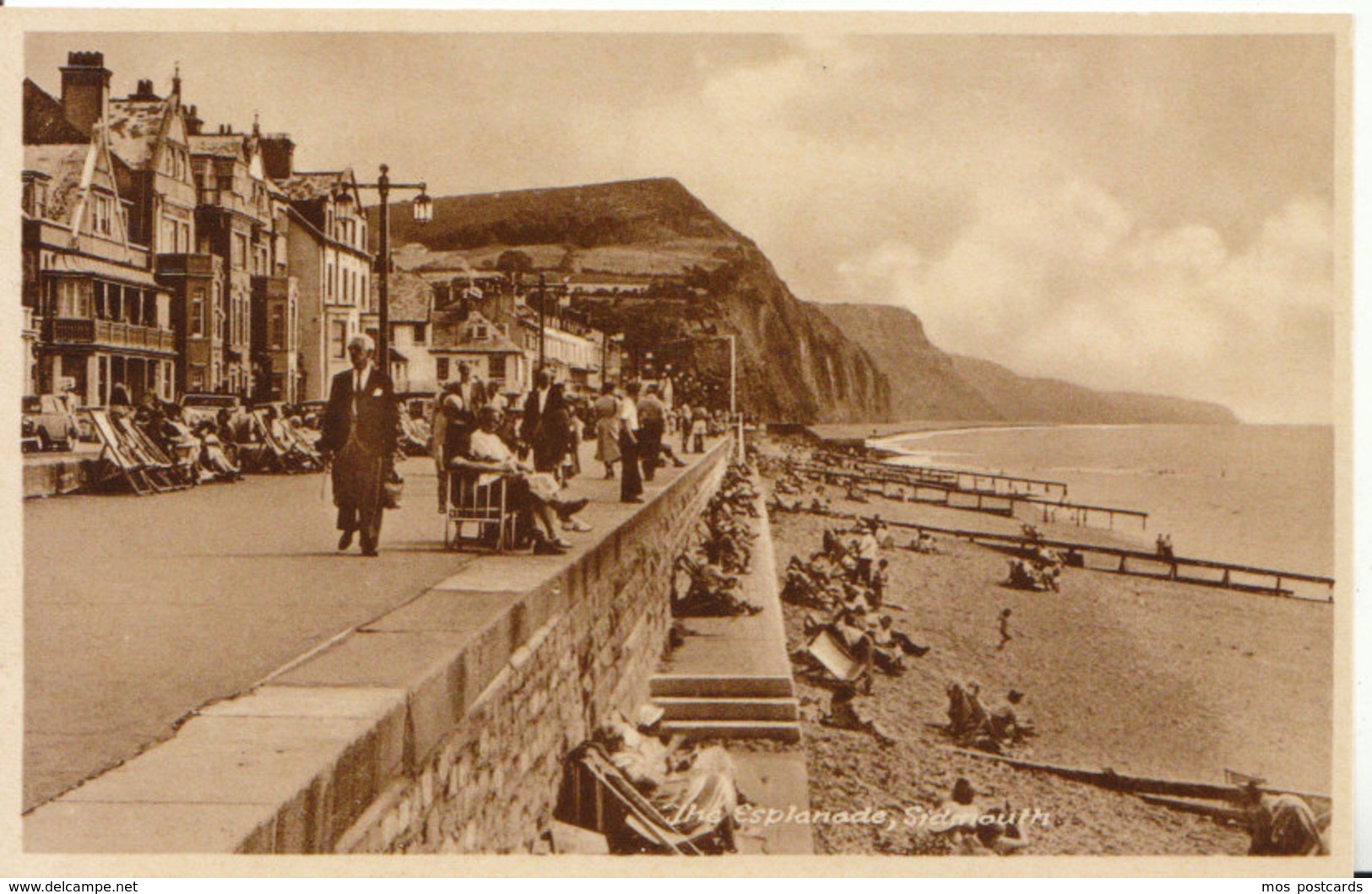 Devon Postcard  - The Esplanade - Sidmouth - Ref ND53 - Other & Unclassified