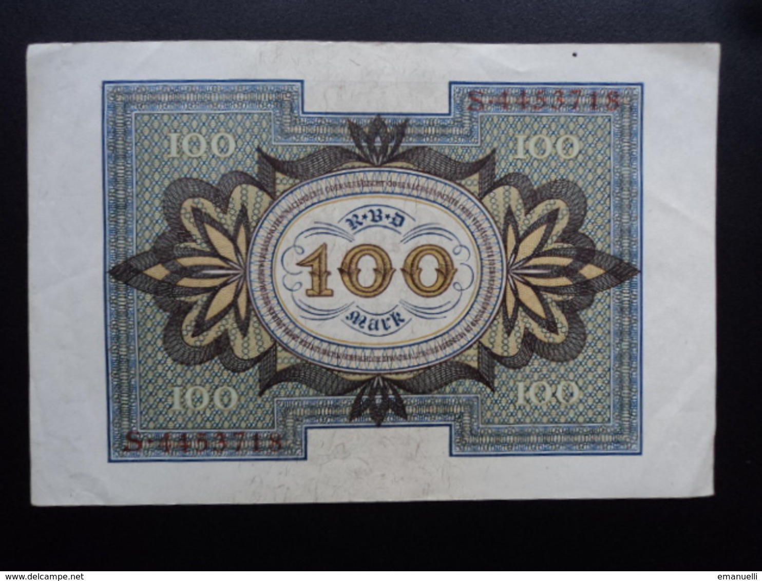 ALLEMAGNE : 100 MARK  1.10.1920  P 69a   TTB+ - 100 Mark