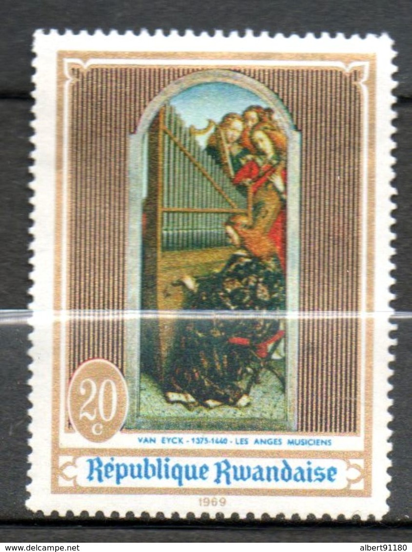RWANDA  Tableau De Van Eyck 1969 N° 295 - Oblitérés