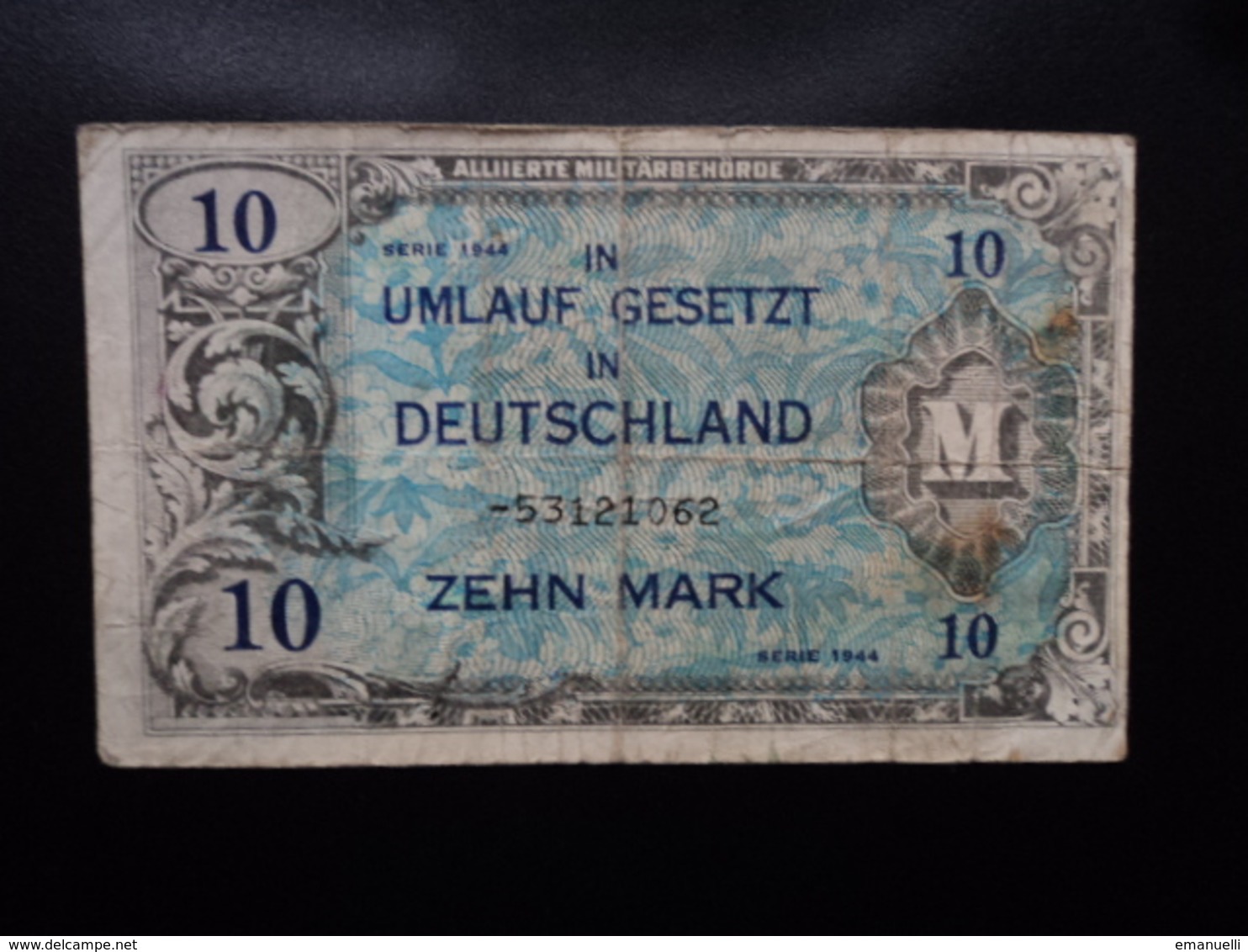 ALLEMAGNE : 10 MARK  1944  P 194d   TTB - 10 Mark