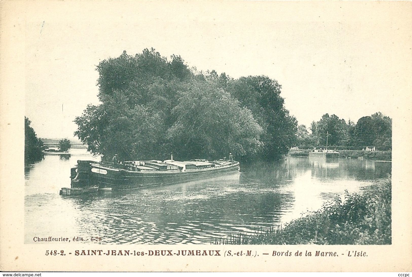 CPA St-Jean-les-Deux-Jumeaux Bords De La Marne - L'Isle - Péniche - Andere & Zonder Classificatie