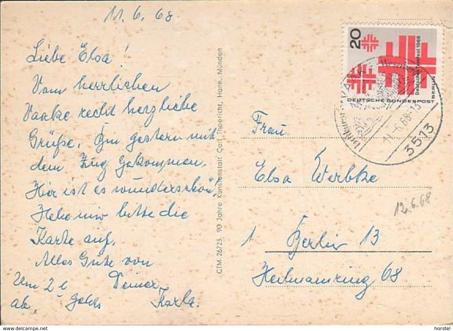 D-34359 Reinhardshagen - Vaake - Ladengeschäft - Nice Stamp (1968) - Hofgeismar