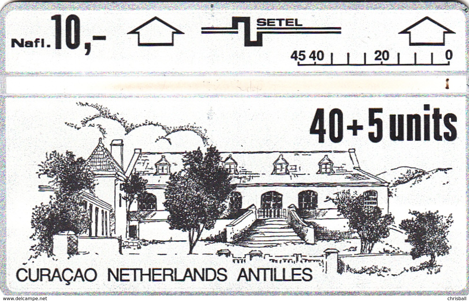 Curacao  Phonecard Netherland Antilles - 40+5unit  - Superb Fine Used - Antillas (Nerlandesas)