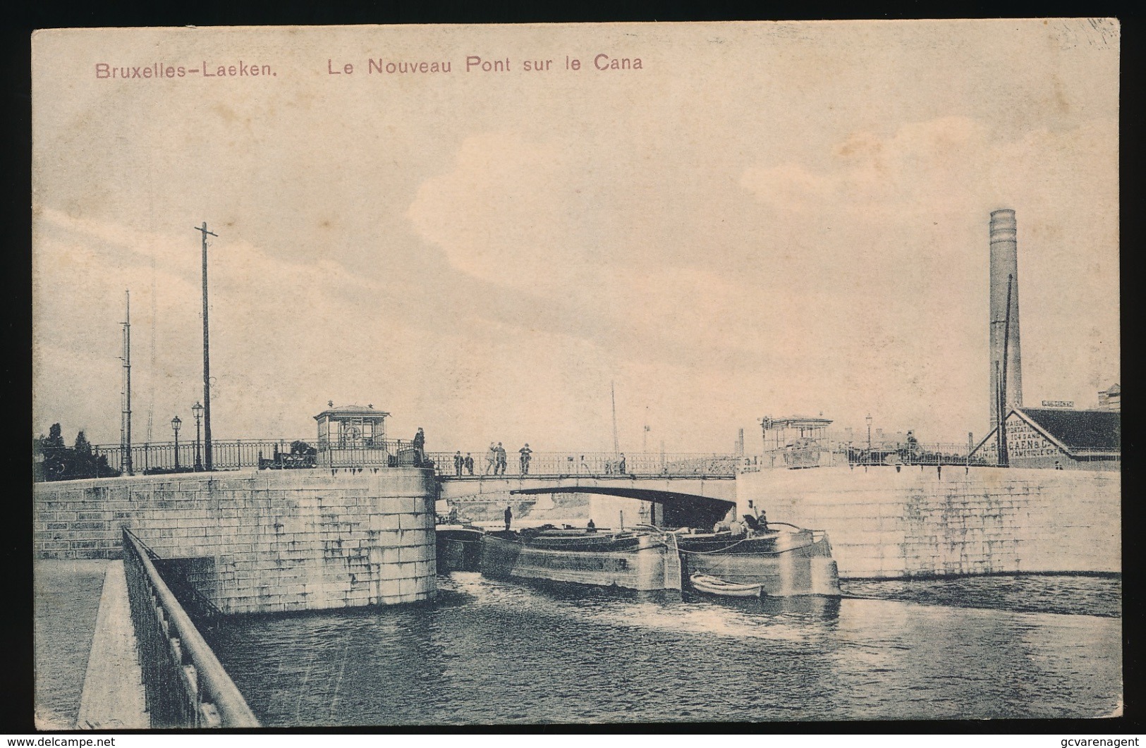 LAEKEN = LE NOUVEAU PONT SUR LE CANAL - Laeken