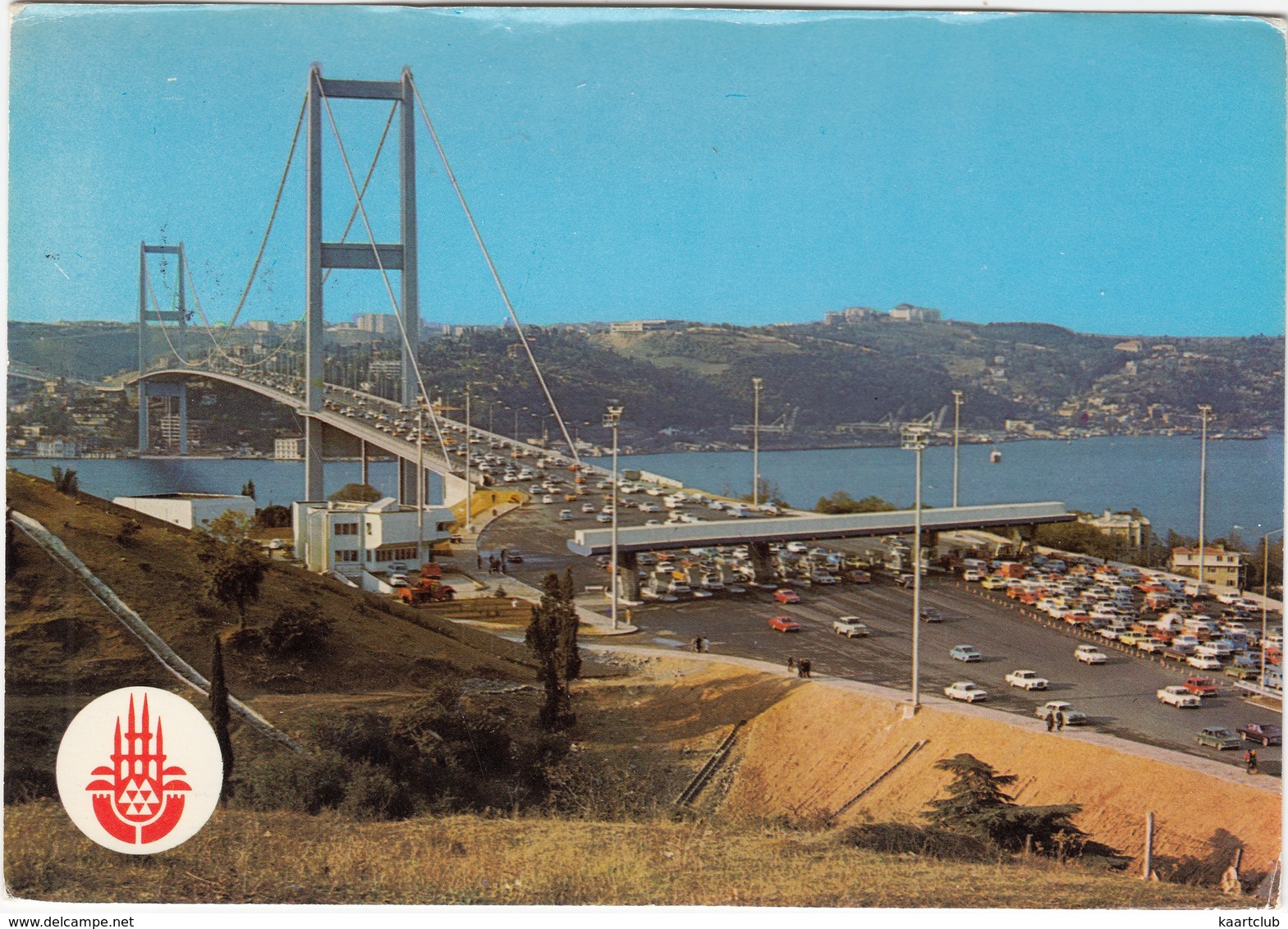 Istanbul: MERCEDES, FIAT , VW 1500 VARIANT + 100 MORE CARS / AUTO'S - The Bosphorus Bridge - (Türkiye) - PKW