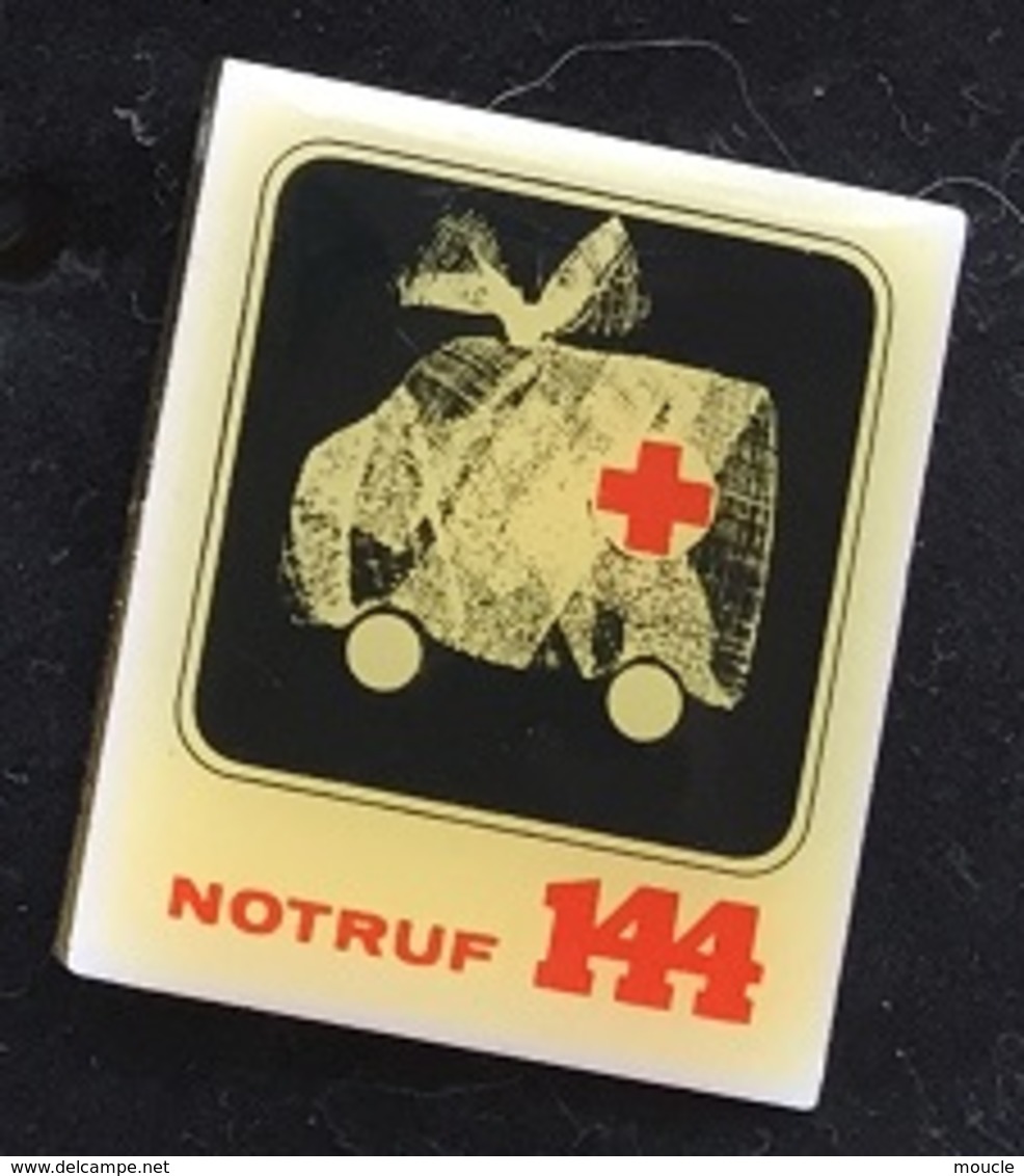 AMBULANCE - NOTRUF 144 - CROIX ROUGE  - SUISSE - SCHWEIZ - SWISS -           (ROSE) - Medizin