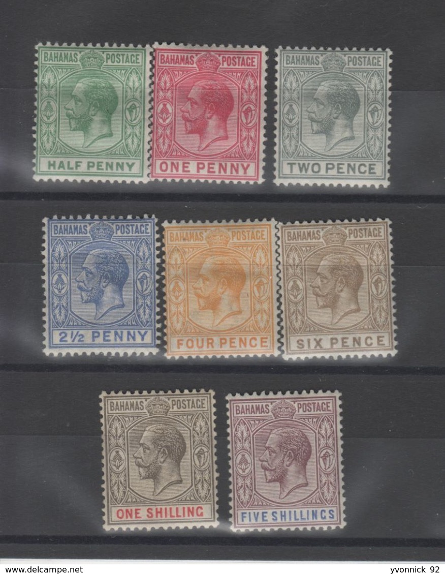 Bahamas _  Geoge V_ N°43/50 (1912 ) - 1859-1963 Kronenkolonie