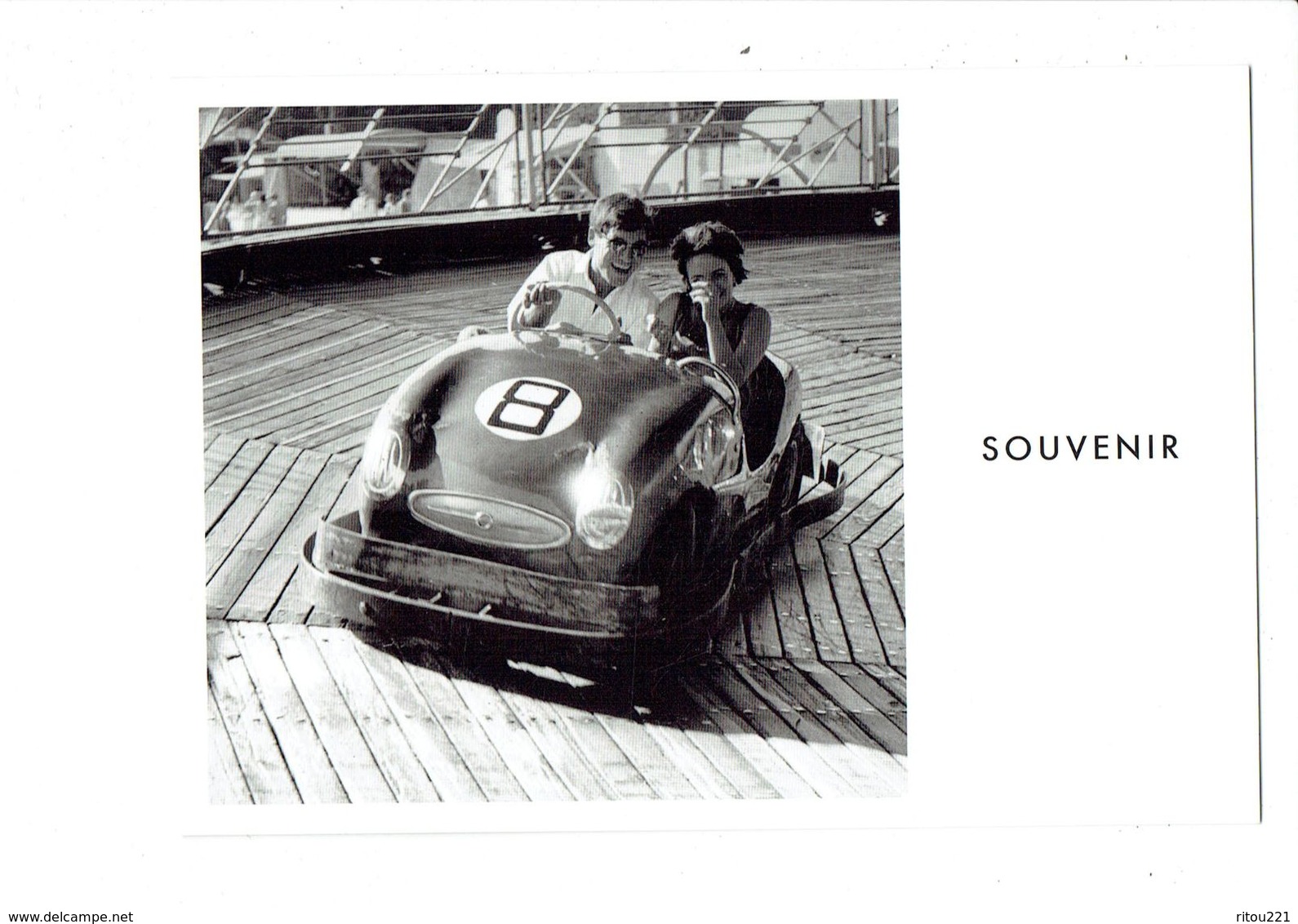 Cpm - JEAN POTTIER - Souvenir - Femme Homme Manège Fête Des Loges St Germain EN Laye Voiture Karting 1960 - Sonstige & Ohne Zuordnung