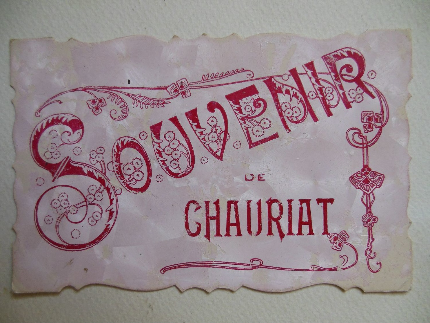 Souvenir De Chauriat  1907  Beziers Herault Bourg Lastic  (f3 - Clermont Ferrand