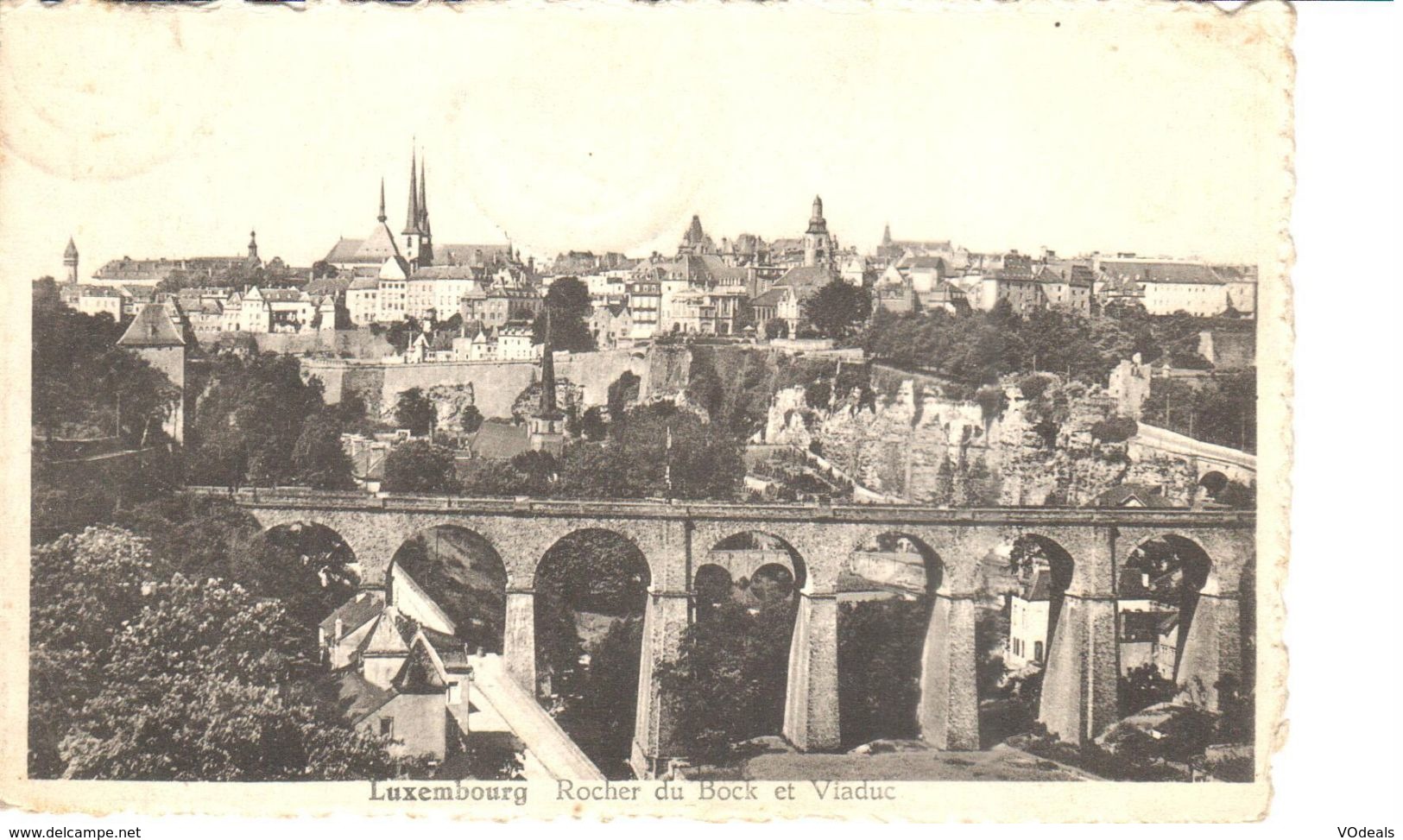 Luxembourg-Ville - CPA - Rocher Du Bock Et Viaduc - Luxembourg - Ville