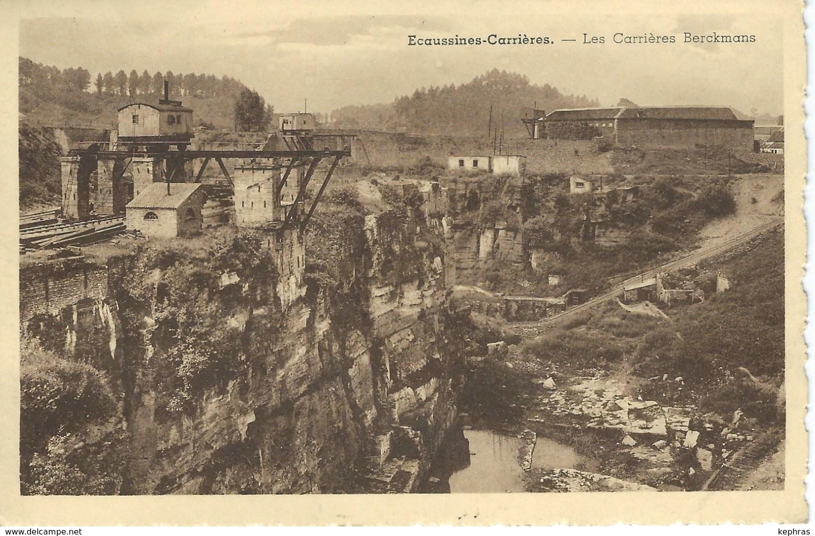 ECAUSSINES-CARRIERES ; Les Carrieres Berckmans - Ecaussinnes