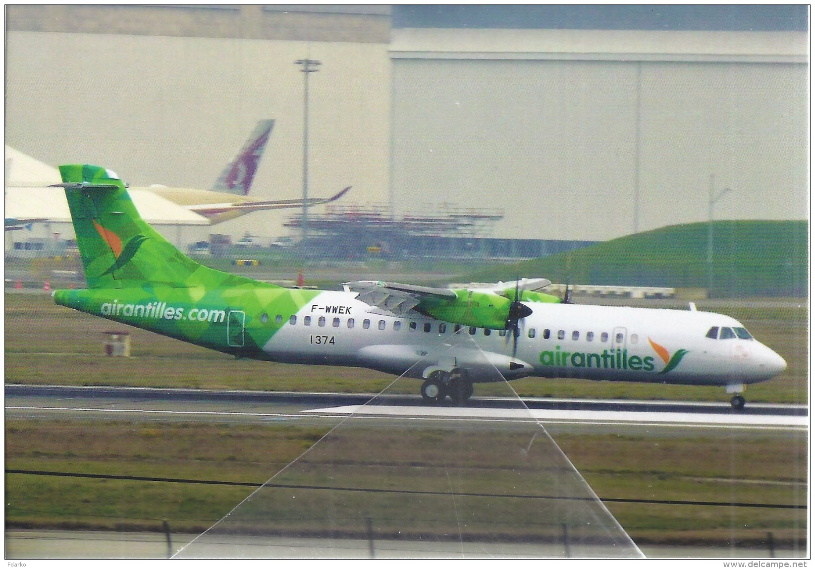 Air Antilles ATR 72 F-WWEK Airplane Aéroport At Toulouse AirAntilles Franch - 1946-....: Moderne