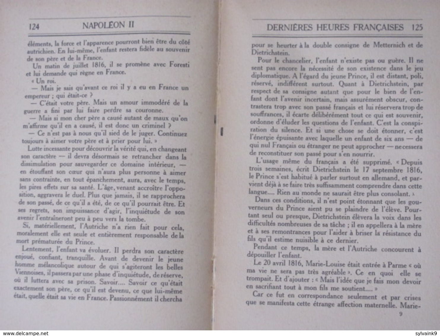 1934 Rene Derville Napoleon II Le Roi De Rome François Joseph Charles Bonaparte 2 Empereur Des Francais Parme - 1901-1940