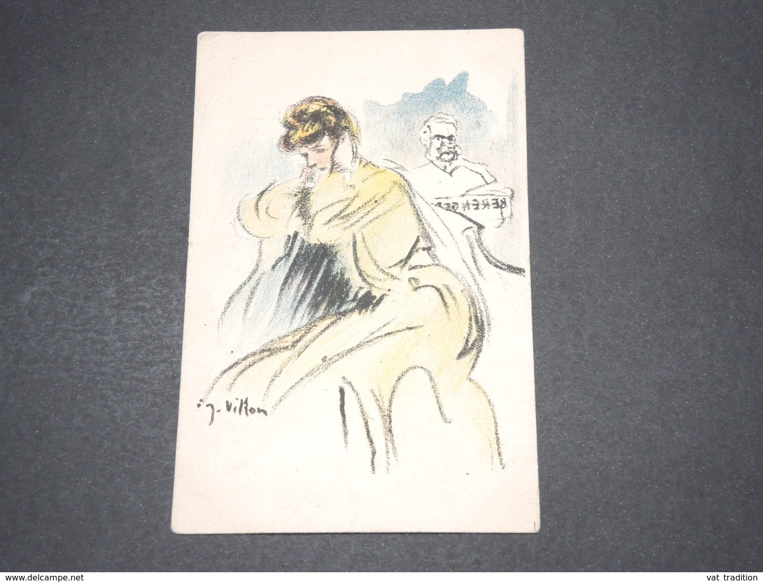FRANCE - Pseudo Entier  Joseph Prudhomme , Illustrateur Vitton En 1904 , Voyagé En 1905  , Rare - L 14554 - Privatganzsachen