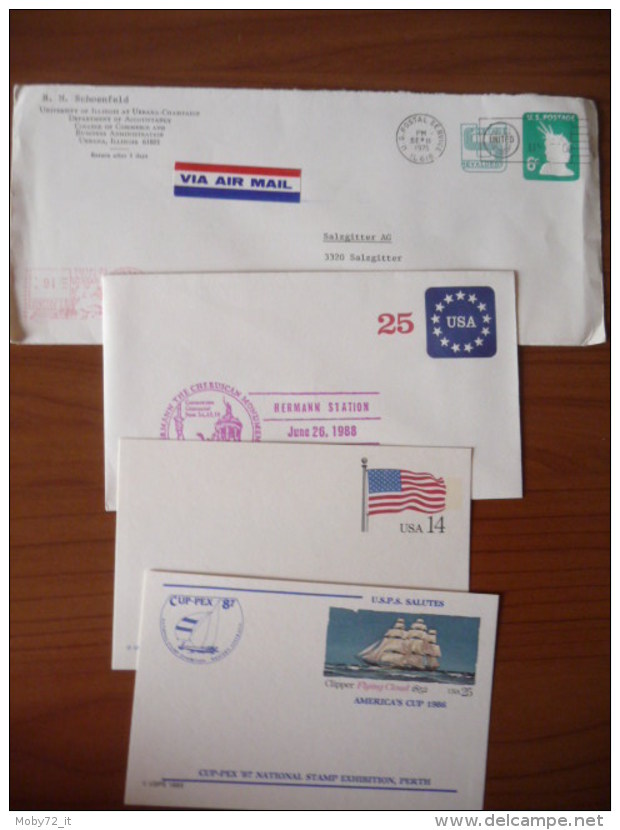 Lotto storia postale USA - 31 pz